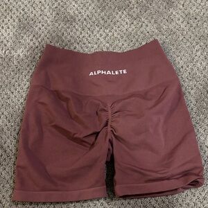 Alphalete Women's Deep Brown Bike Shorts